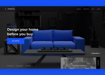 Adobe XD & Adobe Dimension Web Design – Speed Art