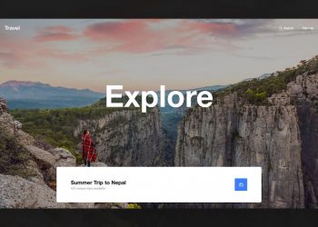 Adobe XD Travel Web Design Parallax Tutorial