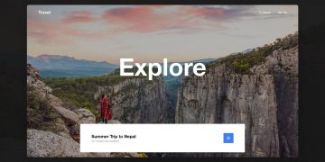 Adobe XD Travel Web Design Parallax Tutorial