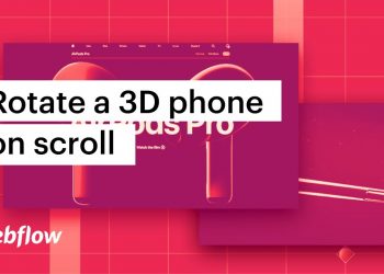 Animate a 3D render on scroll (same technique as Apple’s AirPods Pro site) — Webflow + After Effects