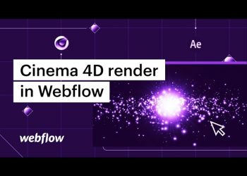 Control a Cinema 4D animation with your mouse on a webpage — After Effects & Lottie in Webflow