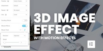 Create 3D Image Effect with Elementor Pro Motion Effects | TemplateMonster