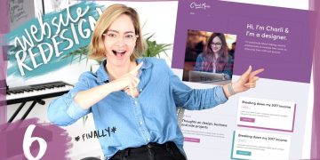 Designing a homepage for my personal website!