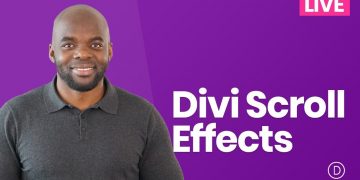 Divi Feature Update LIVE – Divi Scroll Effects