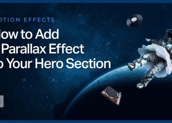 How to Add a Parallax Effect to Your Hero Section in Elementor