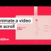How to animate a video on scroll — After Effects & Lottie in Webflow