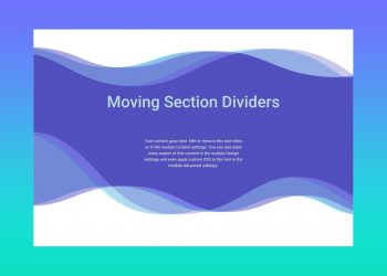 How to Create Section Divider Scroll Effects in Divi