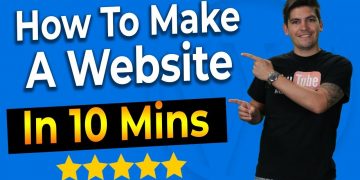 How To Make A Website In Under 10 Minutes – FAST AND EASY!
