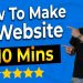 How To Make A Website In Under 10 Minutes – FAST AND EASY!