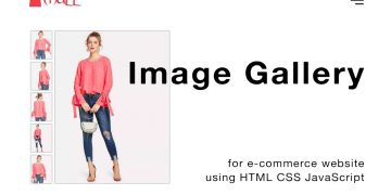 How To Make Image Gallery In HTML CSS JavaScript | Create Image Gallery In HTML Website