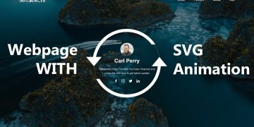 How To Make Website Using HTML, CSS, JS With SVG Animation Step By Step Tutorials