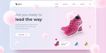 Landing Page design in Adobe XD (2020)