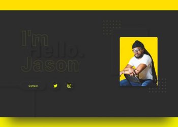Neumorphic Portfolio Website UI | Adobe XD Tutorial