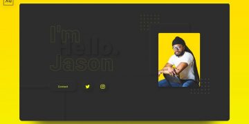 Neumorphic Portfolio Website UI | Adobe XD Tutorial