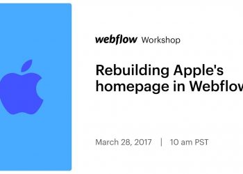 Rebuilding Apple’s homepage in Webflow
