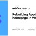 Rebuilding Apple’s homepage in Webflow