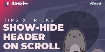 Show-hide Header on Scroll in Elementor PRO