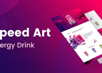 Speed Art 17 – Energy Drink – Template in Elementor