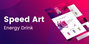 Speed Art 17 – Energy Drink – Template in Elementor