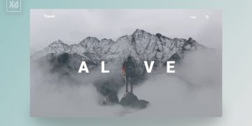 Web UI Design &#8211; Parallax Animation Tutorial | Adobe XD