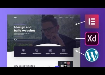 Adobe Xd to WordPress Part 2 – Building my Header in Elementor WordPress from an Adobe XD web design