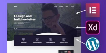 Adobe Xd to WordPress Part 2 – Building my Header in Elementor WordPress from an Adobe XD web design