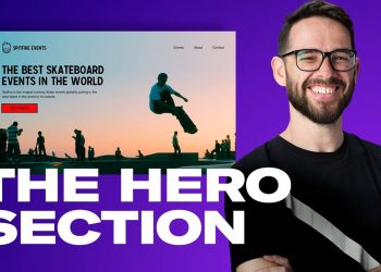 CREATING A GOOD HERO FOR YOUR WEBSITE: Free Web Design Course 2020 | Episode 10