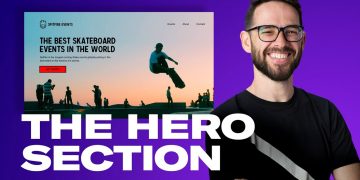 CREATING A GOOD HERO FOR YOUR WEBSITE: Free Web Design Course 2020 | Episode 10