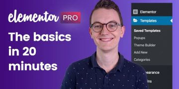 Elementor Pro WordPress Tutorial – The basics in 20 minutes