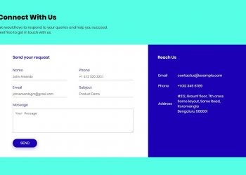 How To Make A Contact Us Page Using HTML And CSS In 10 Minutes