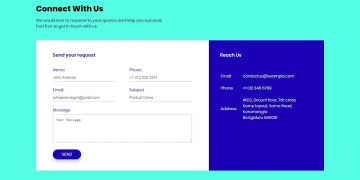 How To Make A Contact Us Page Using HTML And CSS In 10 Minutes