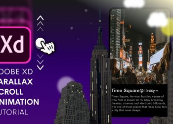 Parallax Scroll in Adobe XD | Auto Animate & Drag Tutorial | Design Weekly