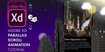 Parallax Scroll in Adobe XD | Auto Animate & Drag Tutorial | Design Weekly