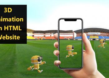 How To Make Website With 3D Model | Create AR Effect In HTML CSS Website