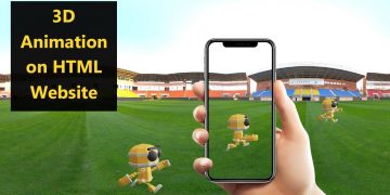 How To Make Website With 3D Model | Create AR Effect In HTML CSS Website