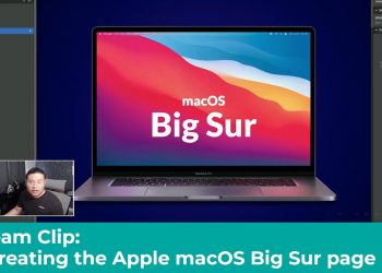 Building the Apple macOS Big Sur preview landing page in Webflow – Stream clip