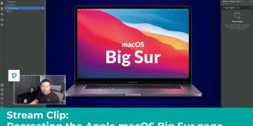 Building the Apple macOS Big Sur preview landing page in Webflow – Stream clip