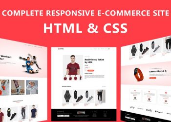 How To Make Ecommerce Website Using HTML And CSS Step By Step | Create e-Commerce Website
