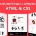 How To Make Ecommerce Website Using HTML And CSS Step By Step | Create e-Commerce Website