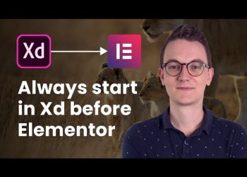 Why you should NEVER start in Elementor, but in Adobe Xd (improve your web design process)