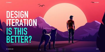 Making a landing page concept in comic style