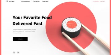 Food Delivery Website using Adobe Xd & Adobe Dimension – Speed Art