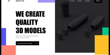 Website Design using Adobe Xd & Adobe Dimension – Part 1