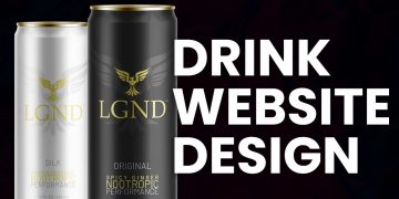 Drink Website Design | Live Design Stream