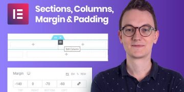 Sections, Columns, Margin & Padding EXPLAINED – Elementor Tutorial WordPress for Page Layout