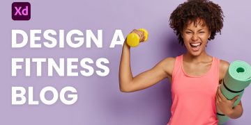 Design a Fitness Blog | Live Design Stream
