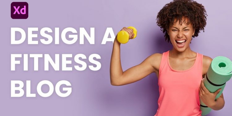 Design a Fitness Blog | Live Design Stream