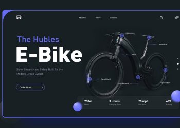 Landing Page design in Adobe XD