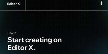 Getting started | Editor X