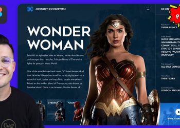 DC Comics Website Design Part 1 | #RestoreTheSnyderVerse